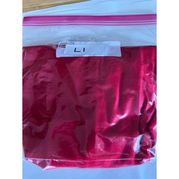 Cable and Gauge Women's P L Red Black Embroidered 3/4 Sleeve Cardigan Whimsygoth - Picture 11 of 11